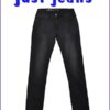 παντελονι τζιν ανδρικο μαυρο ελαστικο πετροπλυμενο στενη γραμμη 35